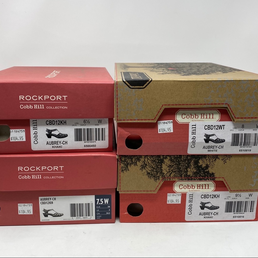 Rockport Cobb Hill Aubrey t-strap khaki WIDE - Picture 10 of 10